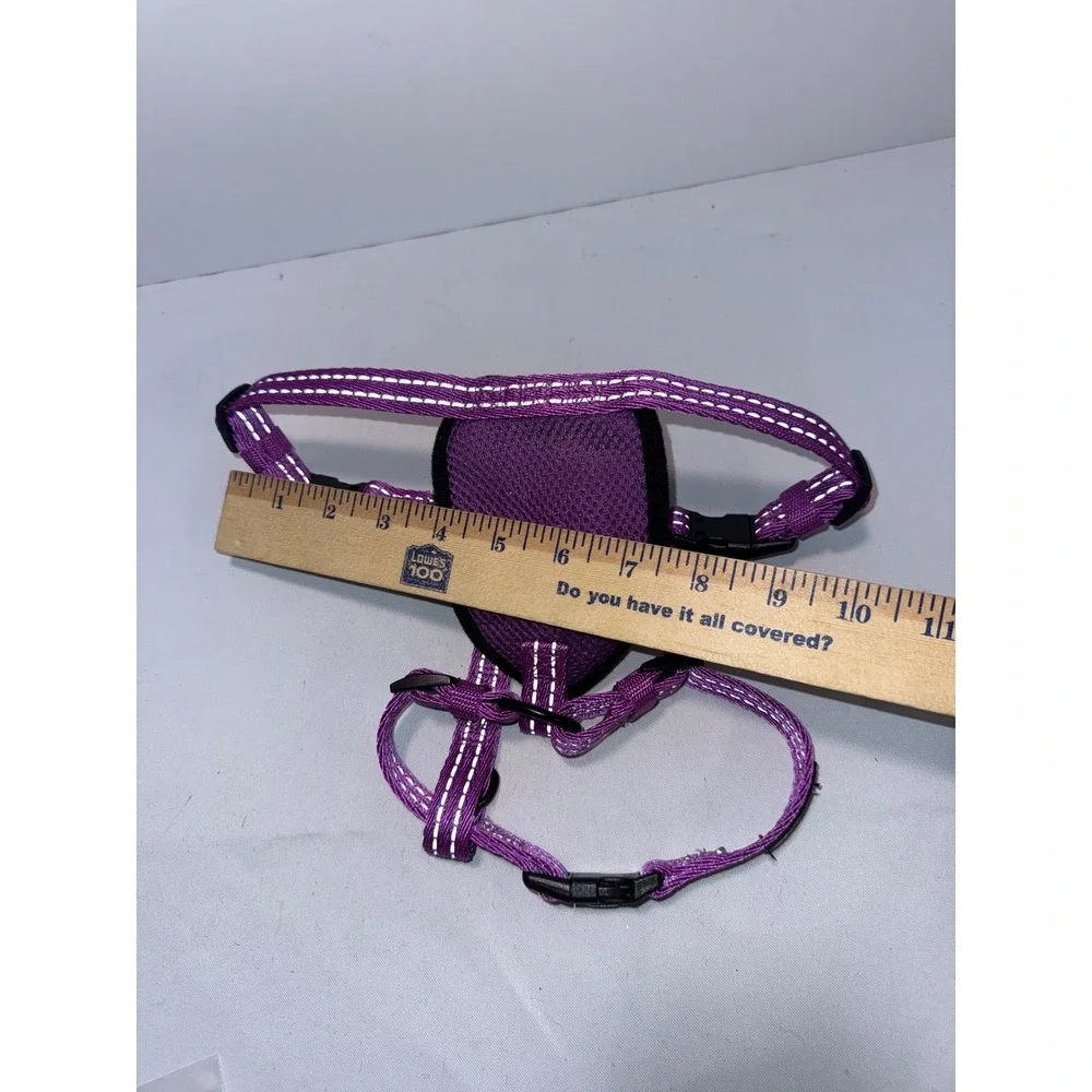 Alcott Adventure Dog Harness Purple Reflective Padded Chest Small Medium